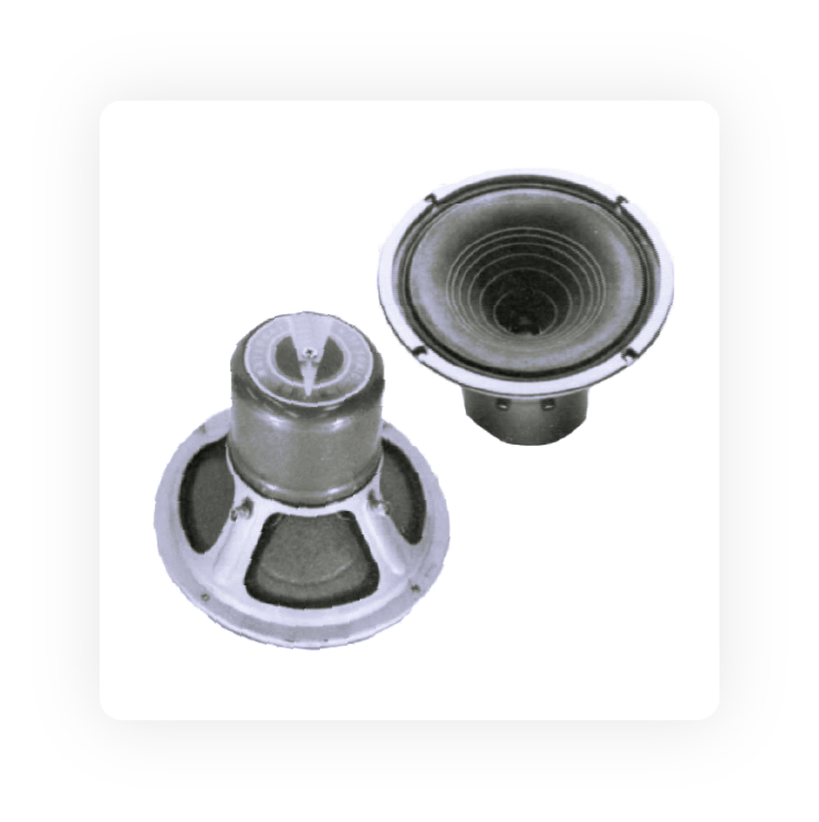 Deep drawing speaker components