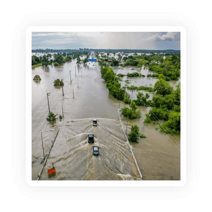Major flooding image