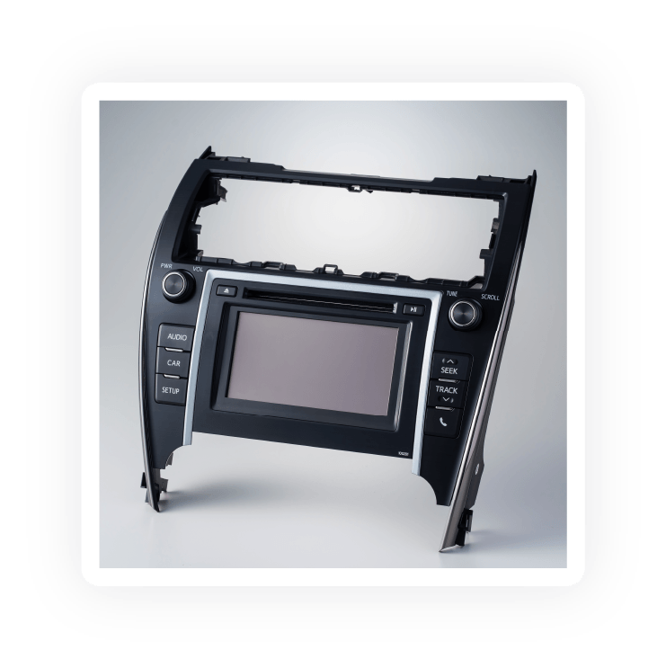 Car navigation panel components