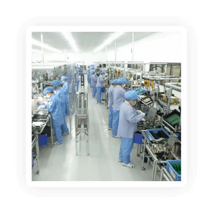 Aftermarket AV navigation production line image