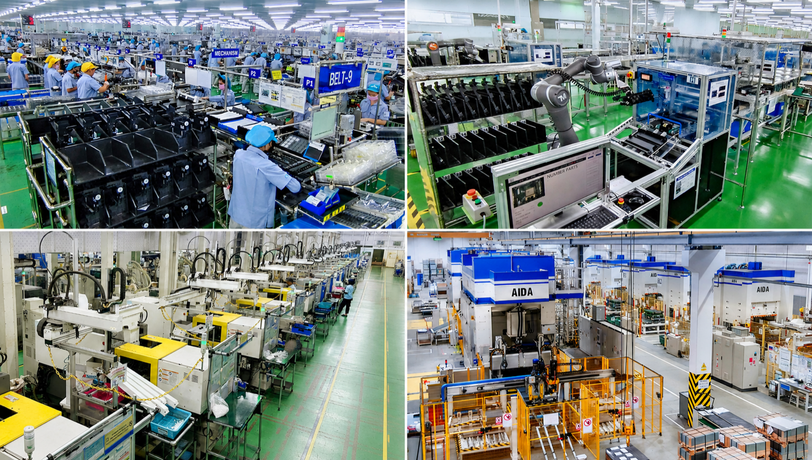 工場生産ライン・設備一覧